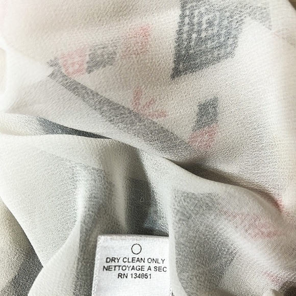 EUC CHARLES HENRY Mock Wrap Ivory Aztec Tank Dress Size 4 - Picture 6 of 9